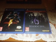 GRY RESIDENT EVIL 5 I 6 NAPISY PL NA PS4
