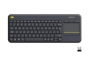 Logitech K400 Plus – klawiatura bezprzewodowa do PC/TV z touchpadem