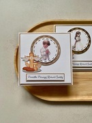 Ręcznie robiona kartka na Pierwszą Komunię Świętą dla chłopca z życzeniami