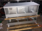 Klatka dla kur. Gniazda 