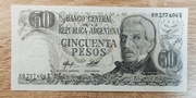 Argentyna 50 Pesos Ley 1977  P-301a.2 UNC