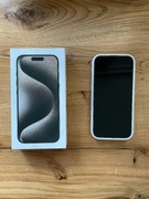 Apple iPhone 15 Pro 128 GB Jak Nowy Natural Titan