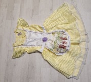 strój ludowy małgosia fartuszek sukienka ludowa bawarka nr 748