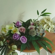 Kompozycja nagrobna ikebana obciążona