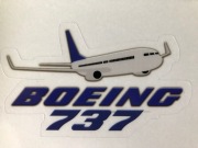 NAKLEJKA BOEING 737