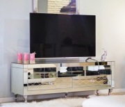 Szafka RTV lustrzana, glamour.