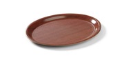 Taca do serwowania 15zł/szt. Cambro Mykonos owalna, antypoślizgowa, machoń
