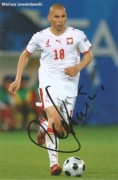 Mariusz LEWANDOWSKI autograf! zdjęcie 10x15 POLSKA PZPN