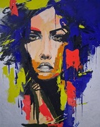 Bezsilność 40x50 cm farby akrylowe