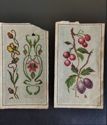 Dwa wzory do wyszywania z okresu I poł XX w.