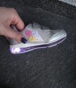 Nowe buty sneakersy świecące dziewczęce geox 25