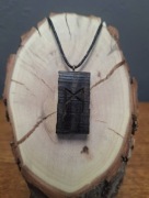 Biżuteria - zawieszka runa mannaz