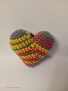 SERDUSZKO Z WŁÓCZKI, WYRÓB WŁASNORĘCZNY; WŁÓCZKOWE LOVE :)