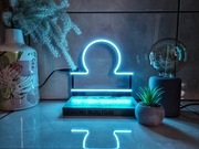 NEON WAGA LIBRA ZNAKI ZODIAKU HOROSKOP lampa dekoracja
