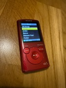 Odtwarzacz Mp3 Sony Walkman NWZ-E384 czerwony 
