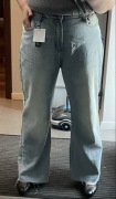 Boohoo tall szerokie jeansy high waist wide leg szeroka nogawka 46/18/3XL