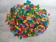 klocki drewniane, ok 250szt