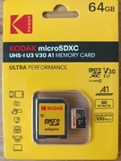 Karta Pamięci MicroSD Kodak 64gb/ 100mb/s