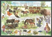 Czechy blok 2021 ptaki**czyste