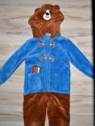 74^ miś Paddington strój przebranie piżama 5/6 Lat 110/116