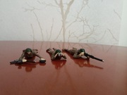 Wojsko polskie żołnierzyki figurki z PRL 3 szt.kpl.