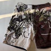 Spodenki męskie krótkie lekkie przewiewne lato regulowane w pasie XXL rzep