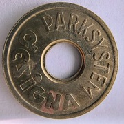 Żeton parkingowy Parksystem designa Token