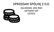 Spółka z o.o. czysta od 2013