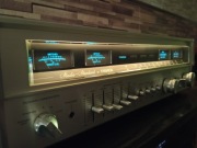 Fisher RS-2004A Amplituner Stereo Wskaźniki Equalizer