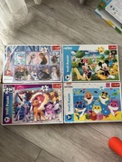 Puzzle 3+ zestaw 4 sztuki po 24 elementy