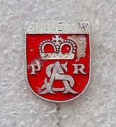 Przypinka Herb miasta Augustów Poland