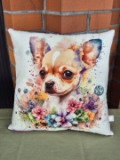 Poduszka pies piesek chihuahua 40x40 cm urodziny prezent 