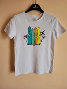 Biały T-shirt 4F roz. 152 cm