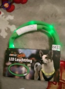 Nowa obroża LED dla psa regulacja 30-70 cm. 
