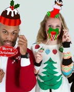 32 szt rekwizytów bozonarodzeniowych do fotobudki HIT!