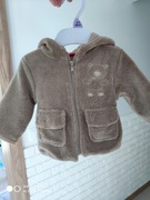 Ciepła Bluza rozpinana /kurtka 62-68