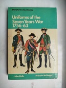 UNIFORMS OF SEVEN YEARS WAR, BLANDFORD PRESS