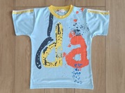 Bluzka bluzeczka krótki rękaw 128/134