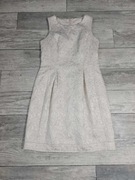 Świąteczna złoto połyskująca sukienka Mohito rozmiar 36/38