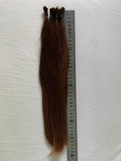 Włosy dziewicze 38 cm - jasny brąz