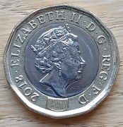One pound-2018-1 funt brytyjski
