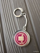 Brelok WAFAPOMP WARSZAWA 1908-1978 PRL BARAN jak NOWY