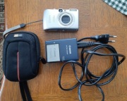 Canon Digital IXUS 970 IS | Retro Digicam Y2K | Komplet + 2 Baterie + Etui