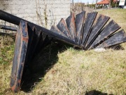 Schody kręcone, stalowe, gospodarcze