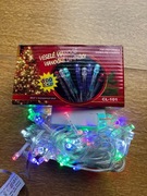 Lampki Choinkowe LED 100 BIAŁY KABEL MIX