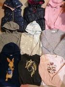 Bluzy dziewczęce, sweterki, kamizelka,kurtka wiosenna roz 116/122 FIRMOWE 