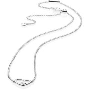 Pandora oryginalny łańcuszek asymetryczne serce-45cm