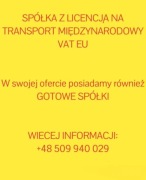 SPÓŁKA Z LICENCJĄ NA TRANSPORT MIĘDZYNARODOWY 