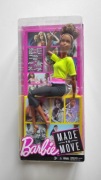 Lalka Barbie DHL83 Yoga black made to move MTM, unikat!