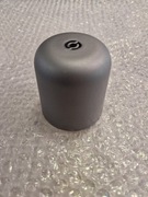 PODSUFITKA SREBRNA/SZARA maskownica sufitowa do lampy KUBEK